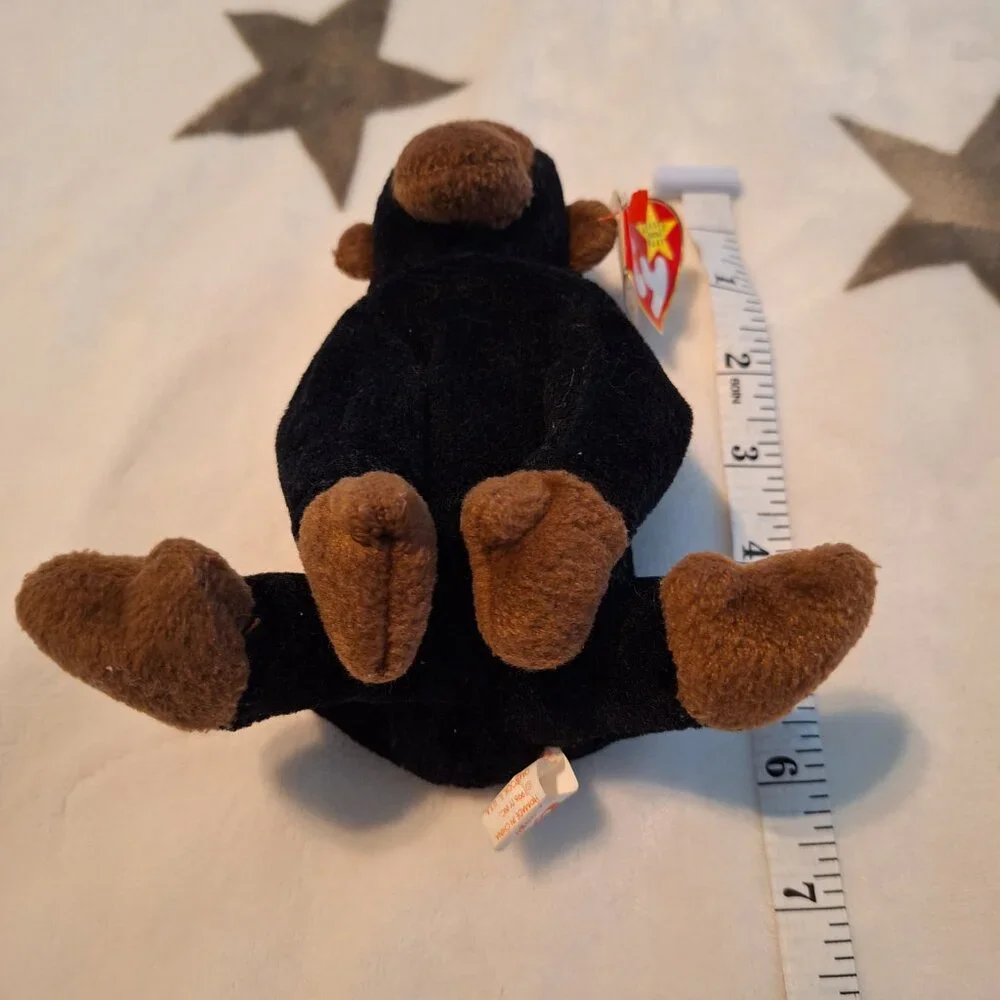 1996 Vintage Ty Beanie Baby Congo the Gorilla Plush Toy With Hang Tag‎ Attached